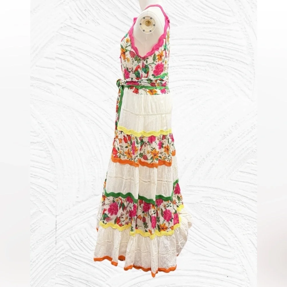 Farm Rio Toucans Garden Floral Dress - Picture 4 of 9